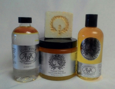 Beauty Products - Vitamin C-Water All Natural Toner - Forever Young Body Polish - Face and Body Oil - Olive Oil Soap